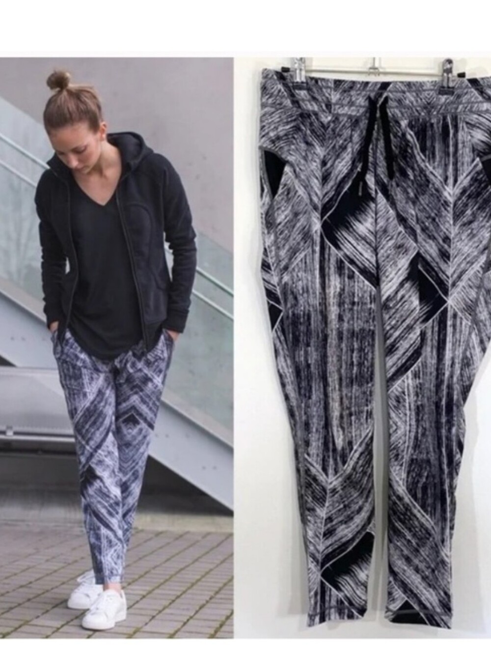 Lululemon athletica Jet Crop Full On Luon Heat Wave Pants